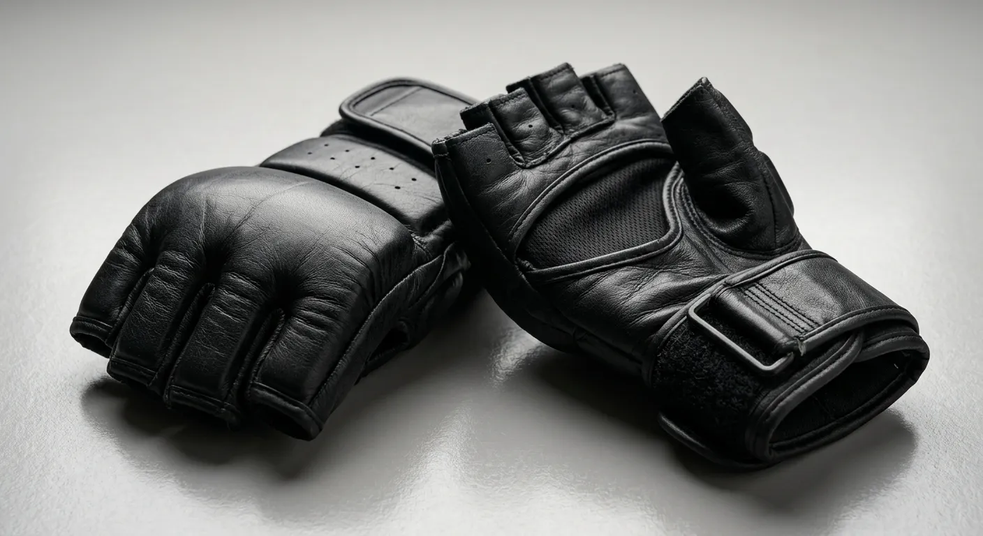 I nuovi guantoni UFC introdotti nel 2024 con dettaglio del design protettivo