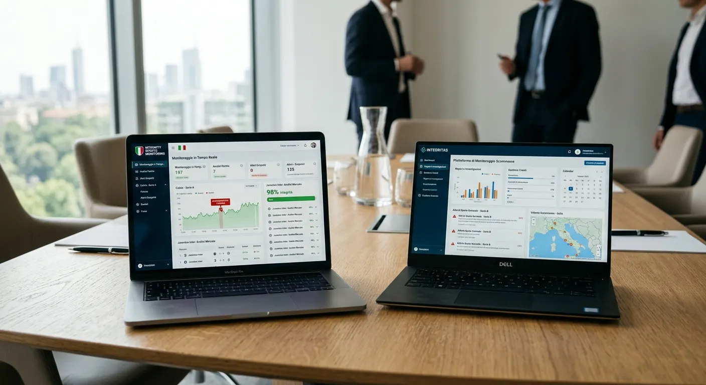 Confronto tra diversi fornitori di servizi di integrity monitoring sportivo